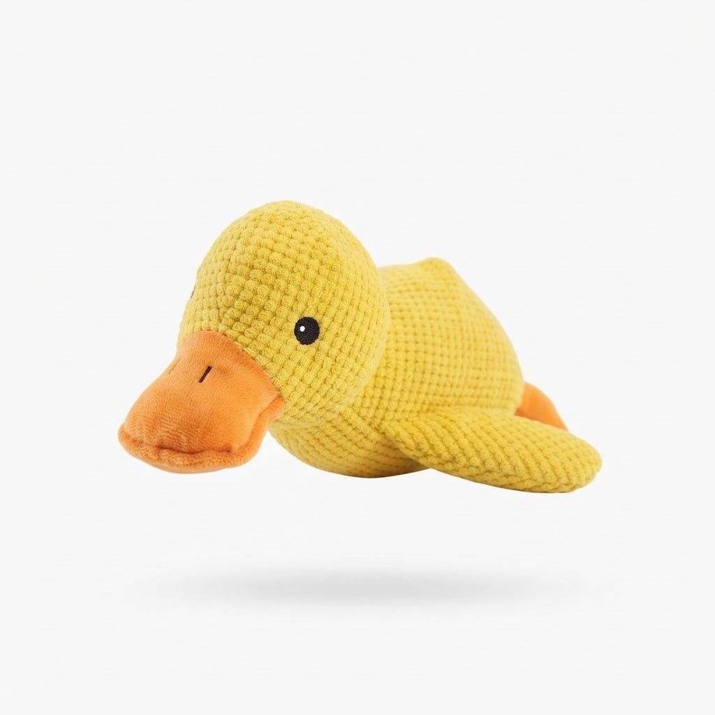 Guau&Grr® | Peluche Interactivo Resistente a Mordeduras "QuackBuddy"