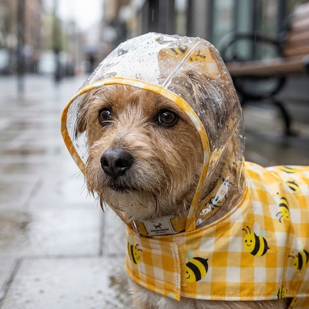 Guau&Grr® | Chubasquero Impermeable "Abeja Bzz"
