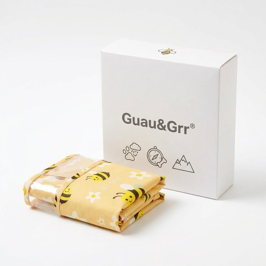 Guau&Grr® | Chubasquero Impermeable "Abeja Bzz"