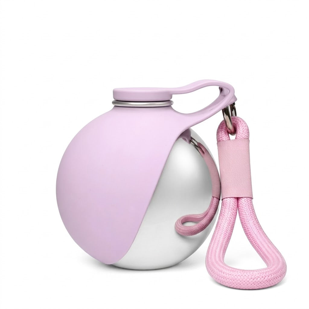 Guau&Grr® | Botella Portátil Inox 2 en 1 "HydroPaw"