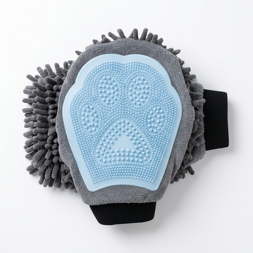 Guau&Grr® | Guante de Baño y Masaje 2 en 1 "AquaGroom Pro"