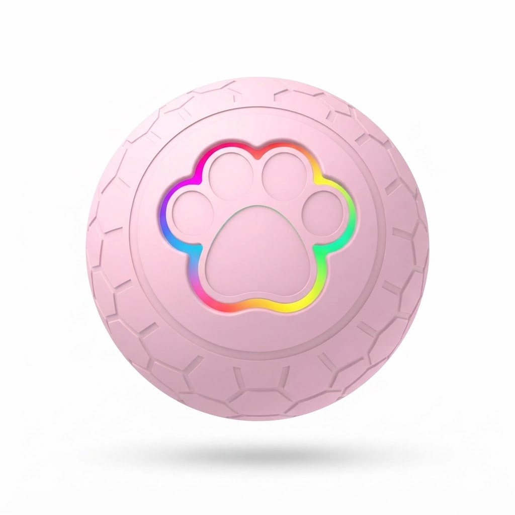 Guau&Grr® | Pelota Interactiva Inteligente con Rebote Automático "CyberBall RGB"