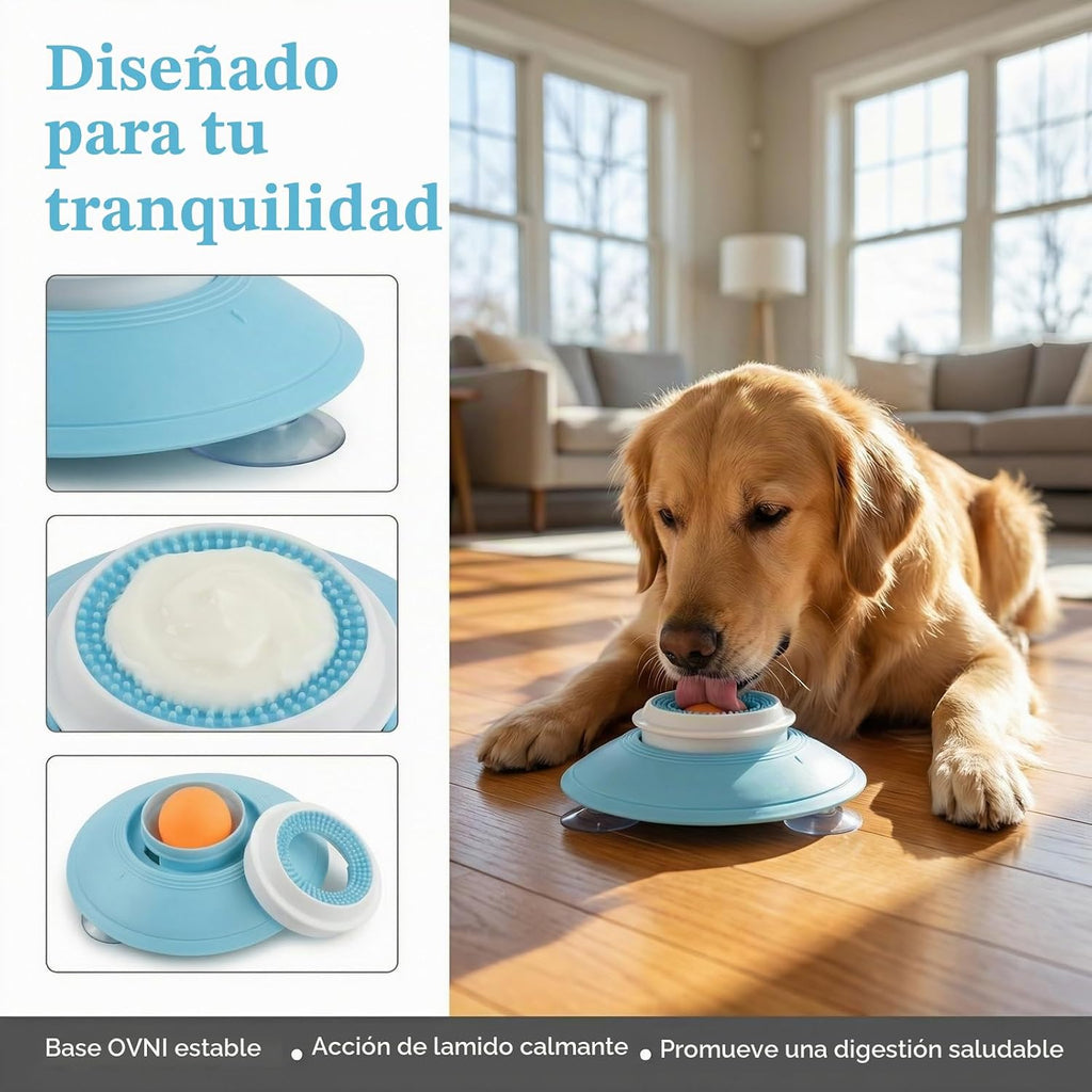 Guau&Grr® | Comedero Antivoracidad 2 en 1 “Lick&Feed”