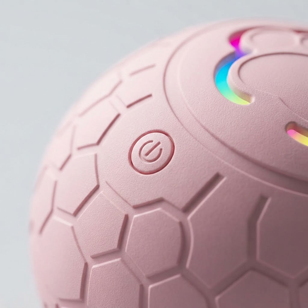 Guau&Grr® | Pelota Interactiva Inteligente con Rebote Automático "CyberBall RGB"