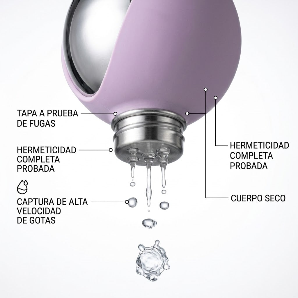 Guau&Grr® | Botella Portátil Inox 2 en 1 "HydroPaw"