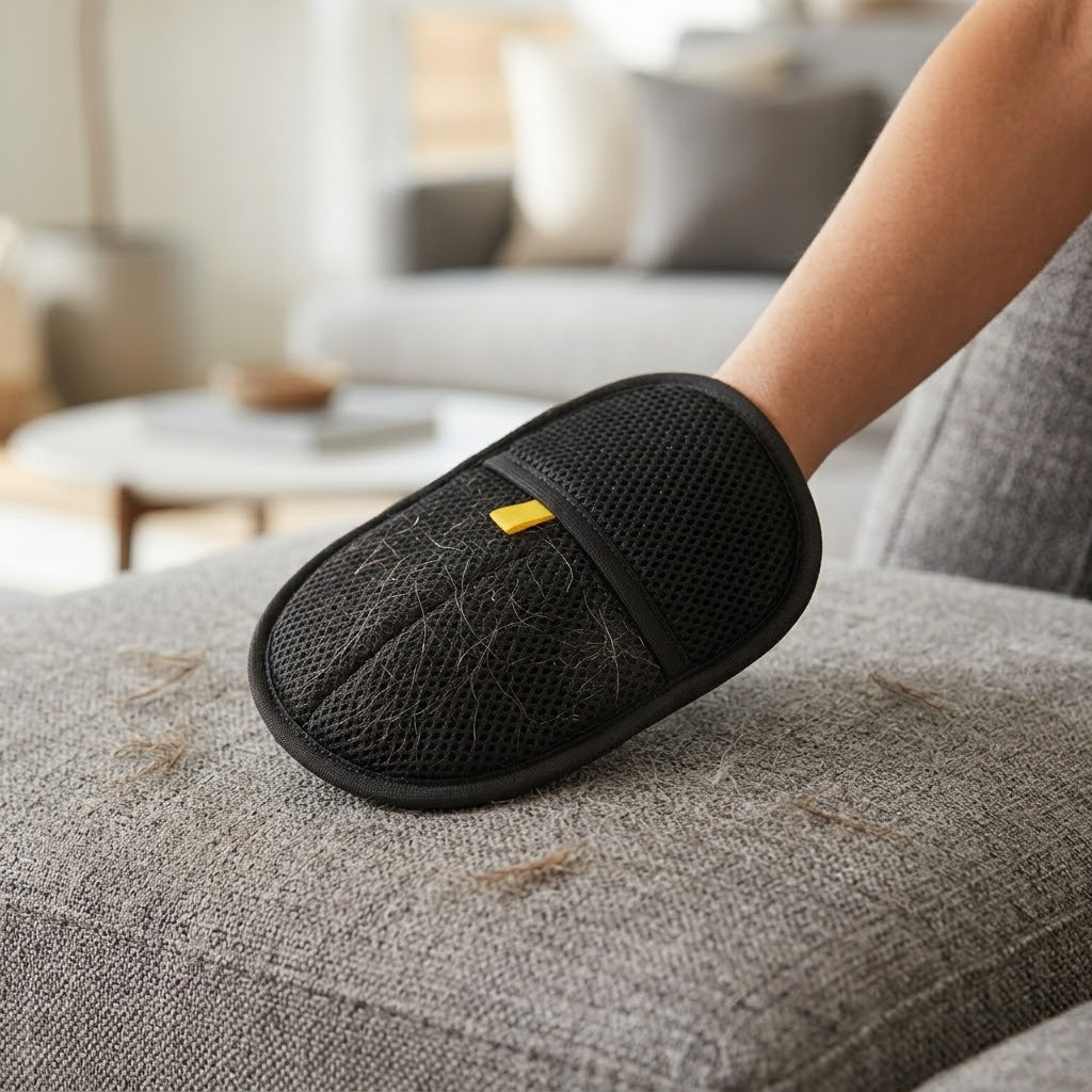 Guau&Grr® | Guante Quitapelos Electrostático "FurGrip Pro"
