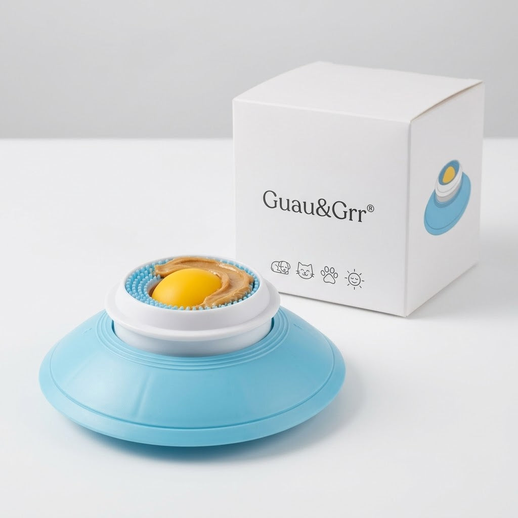 Guau&Grr® | Comedero Antivoracidad 2-en-1 "TonguePlay"