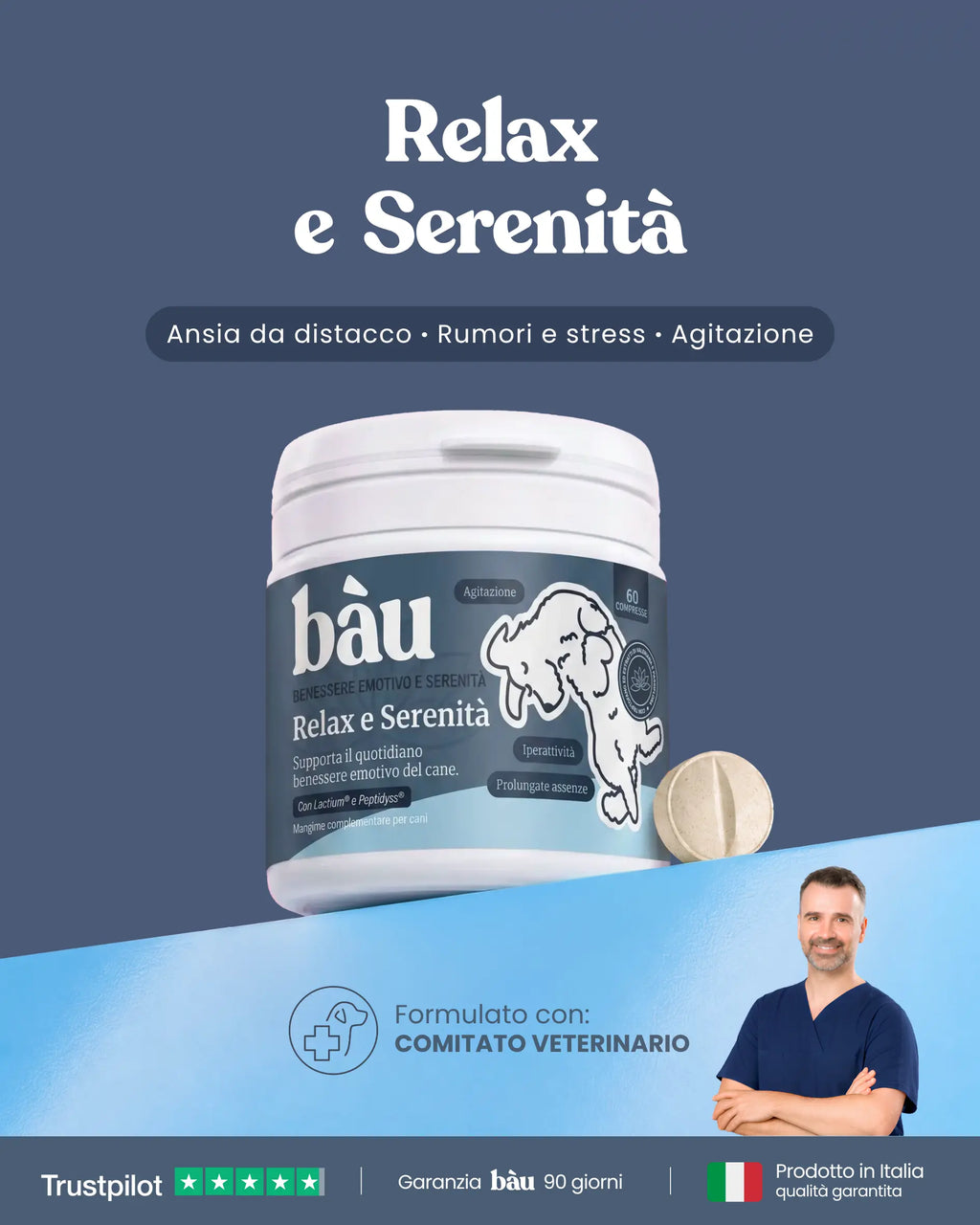 Guau&Grr® | Suplemento Calmante “Relax & Serenidad”
