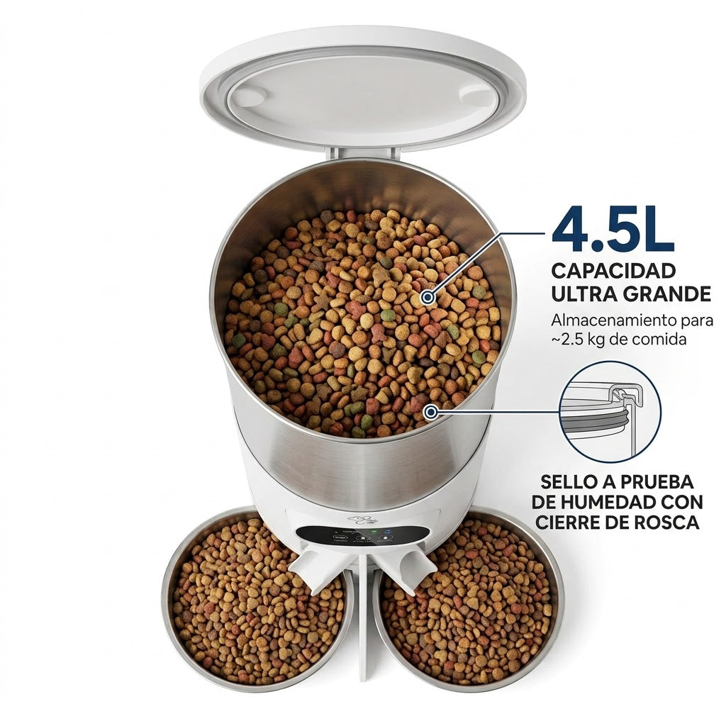 Guau&Grr® | Comedero Automático Inteligente WiFi "SmartFeed Pro"