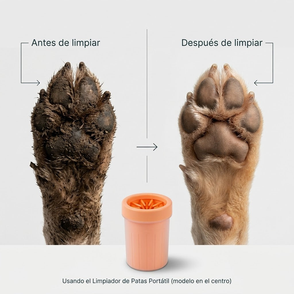 Guau&Grr® | Limpiador de Patas Portátil de Silicona Ultra-Suave "CleanPaws"