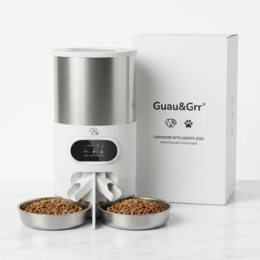 Guau&Grr® | Comedero Automático Inteligente WiFi "SmartFeed Pro"