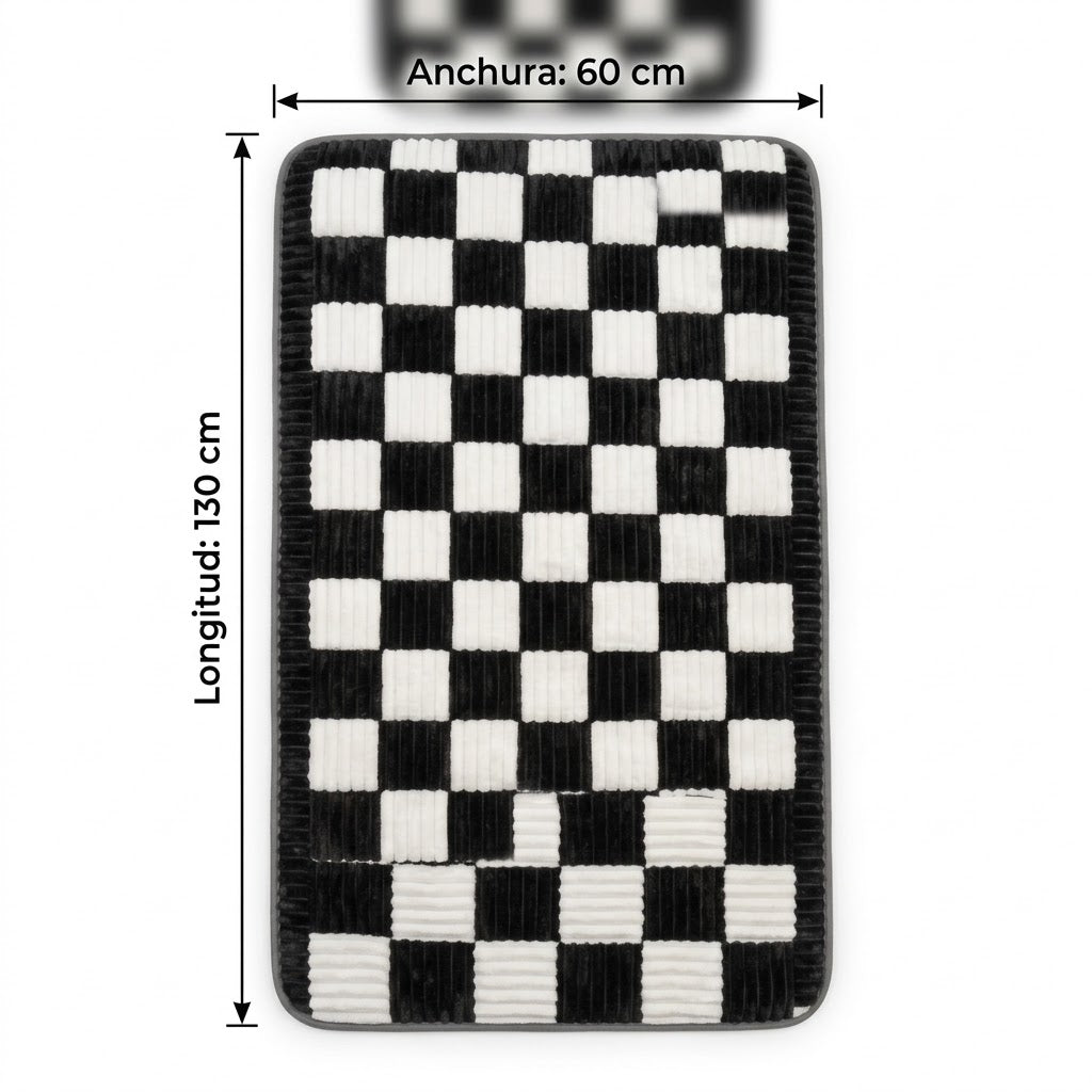 Guau&Grr® | Tapete Protector Acolchado Antideslizante "ChessComfort"