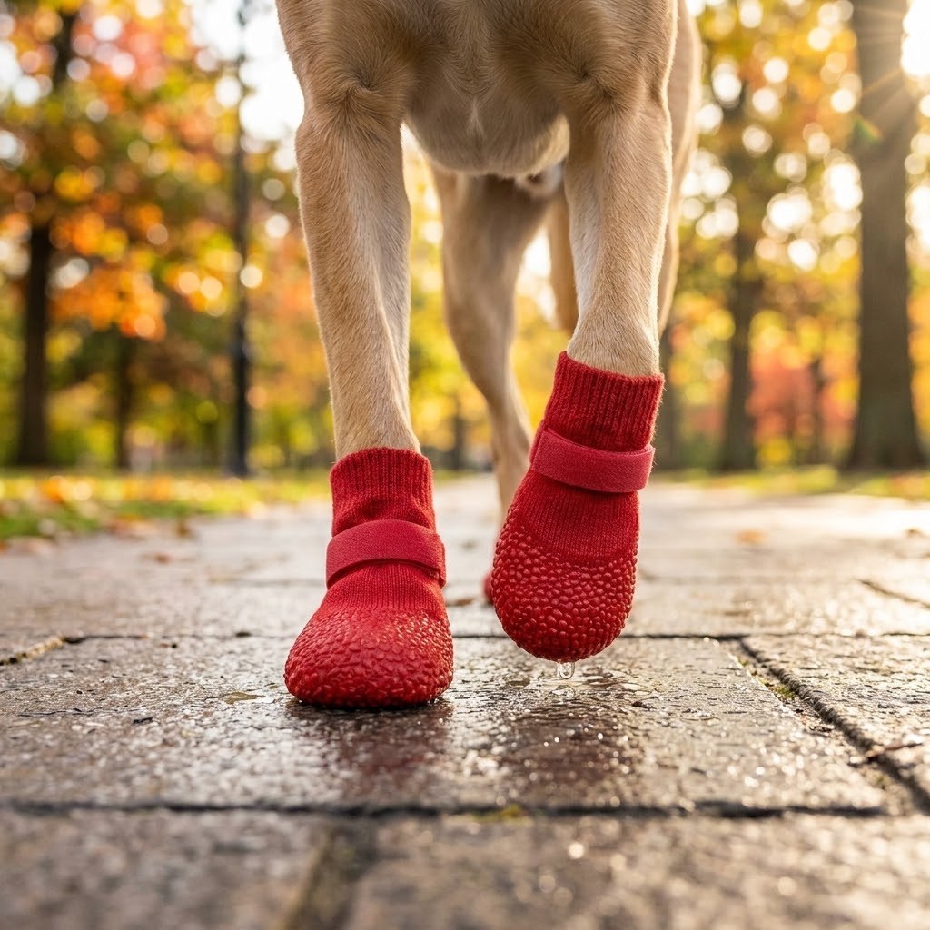 Guau&Grr® | Botas Impermeables Antideslizantes "RainPaws" (Set de 4)