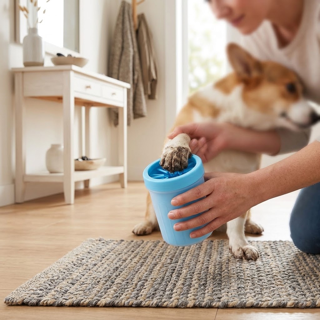 Guau&Grr® | Limpiador de Patas Portátil de Silicona Ultra-Suave "CleanPaws"