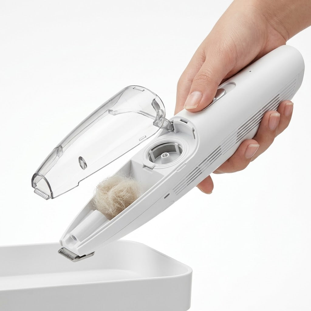 Guau&Grr® | Cortadora de Pelo Eléctrica Inalámbrica de Precisión con LED "ProGroomer"