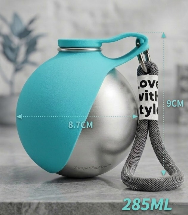 Guau&Grr® | Botella Térmica de Viaje “ExplorerSteel”