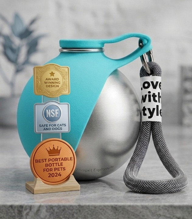 Guau&Grr® | Botella Térmica de Viaje “ExplorerSteel”