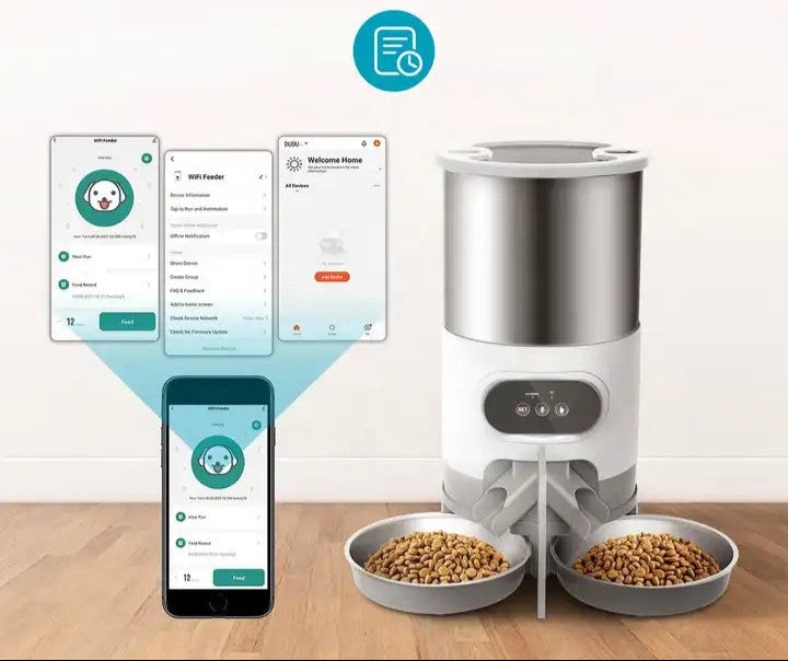 Guau&Grr® | Comedero Automático “DuoFeed Smart”