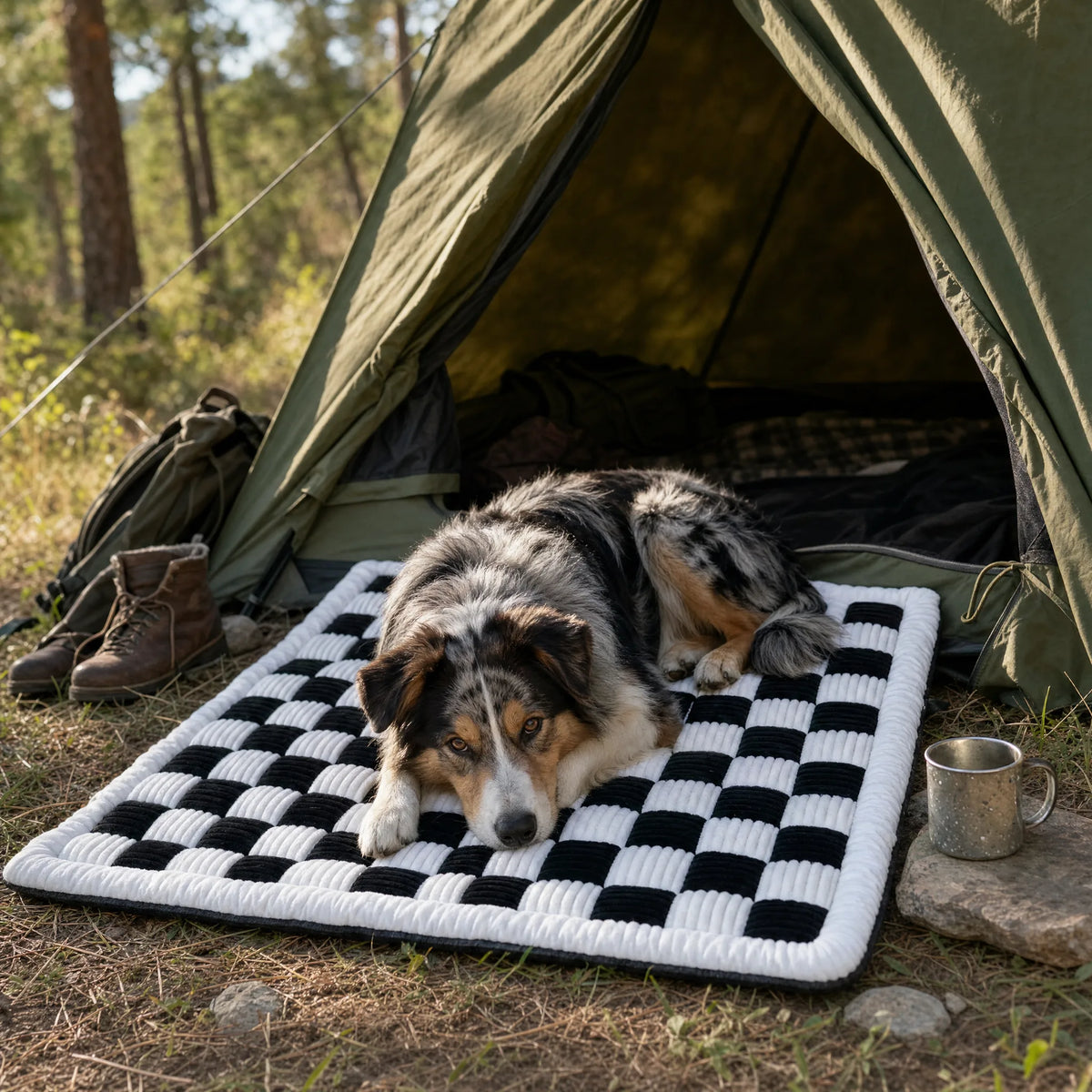 Guau&Grr® | Cama de Viaje Plegable “SoftTravel”